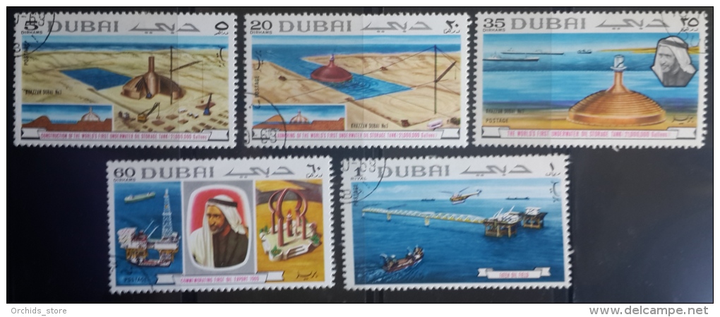 E11l DUBAI 1970 Stamps - Oil Production - Dubai