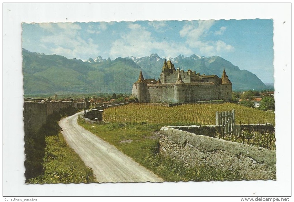 Cp , Suisse , VD , AIGLE , Le Château , Ed : Photoglob - Wehrli 1724 , écrite 1968 - Aigle