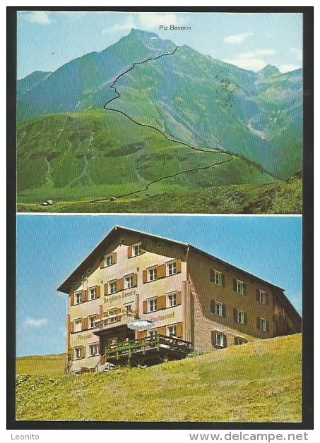 GLASPASS GR Gasthaus Pension Berghaus Restaurant BEVERIN Safien 1990 - Bever