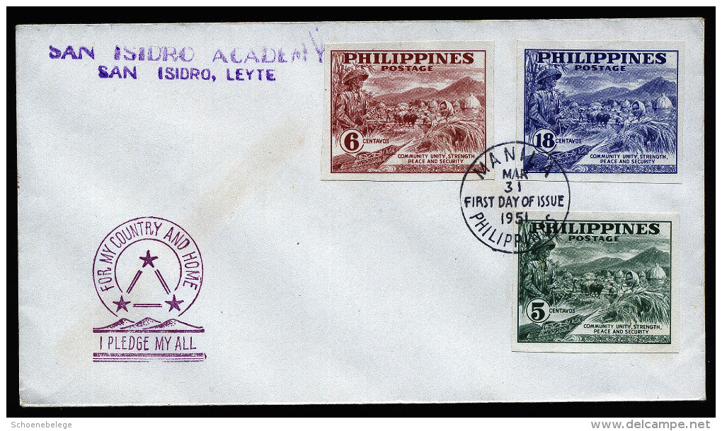 A3426) Philippinen Philippines First Day Cover From Manila 31.3.1951 - Philippines