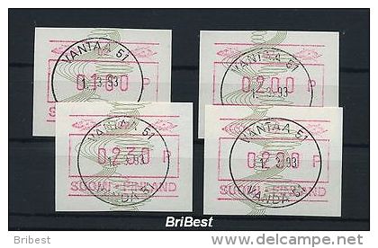 FINNLAND 1993 ATM Nr 14 Satz S1 Von ANr 002 (78709) - Timbres De Distributeurs [ATM]