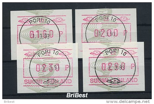 FINNLAND 1993 ATM Nr 14 Satz S1 Von ANr 022 (78689) - Timbres De Distributeurs [ATM]