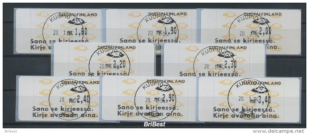 FINNLAND 1992 ATM Nr 12.6 Satz S5 EST KUOPIO (78616) - Timbres De Distributeurs [ATM]