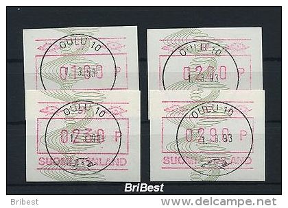 FINNLAND 1993 ATM Nr 14 Satz S1 Von ANr 037 (78675) - Timbres De Distributeurs [ATM]