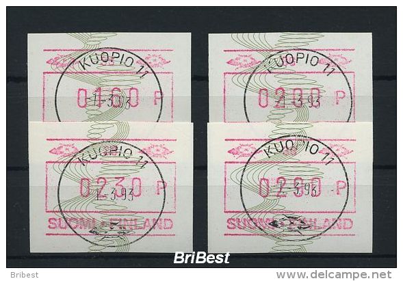 FINNLAND 1993 ATM Nr 14 Satz S1 Von ANr 036 (78676) - Timbres De Distributeurs [ATM]