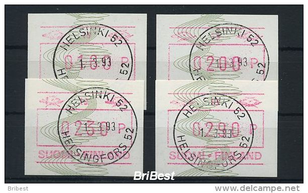 FINNLAND 1993 ATM Nr 14 Satz S1 Von ANr 019 (78692) - Timbres De Distributeurs [ATM]