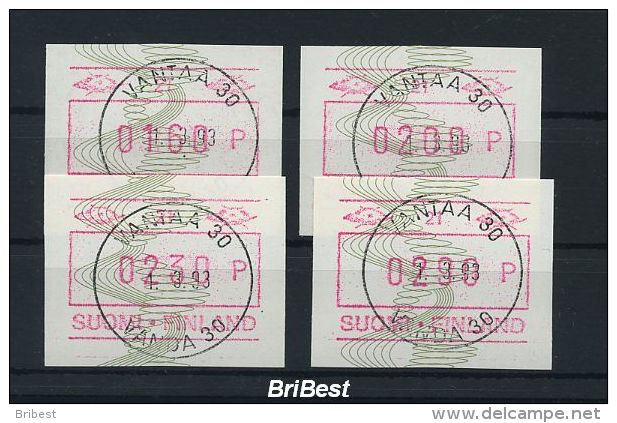 FINNLAND 1993 ATM Nr 14 Satz S1 Von ANr 021 (78690) - Timbres De Distributeurs [ATM]