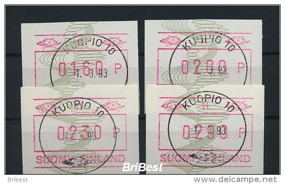 FINNLAND 1993 ATM Nr 14 Satz S1 Von ANr 011 (78700) - Timbres De Distributeurs [ATM]