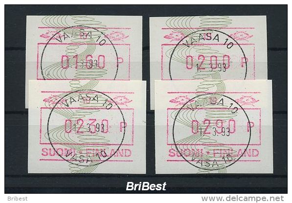 FINNLAND 1993 ATM Nr 14 Satz S1 Von ANr 010 (78701) - Timbres De Distributeurs [ATM]