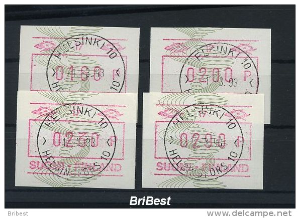 FINNLAND 1993 ATM Nr 14 Satz S1 Von ANr 017 (78694) - Timbres De Distributeurs [ATM]