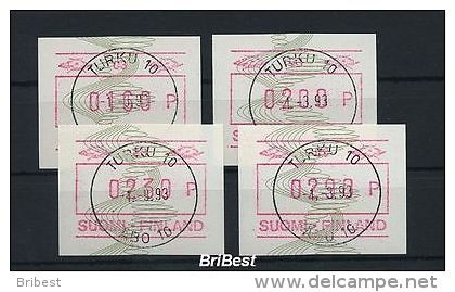 FINNLAND 1993 ATM Nr 14 Satz S1 Von ANr 003 (78708) - Timbres De Distributeurs [ATM]