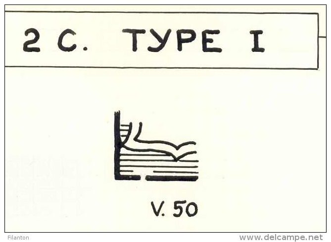 BELGIE - OBP Nr 136 - 2 C Type I - Variëteit V50 (A. De Haene 1927) - Non Classés