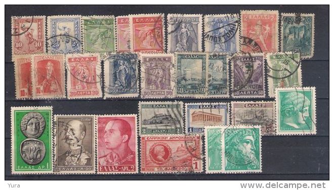 Lot 130 Grece  3 Scans 64 Different - Andere & Zonder Classificatie