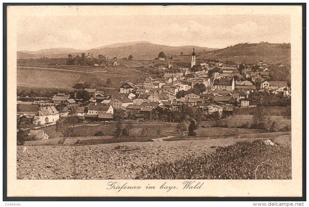 0844 - Alte Ansichtskarte - Grafenau - Freyung Gel 1929 - Freyung