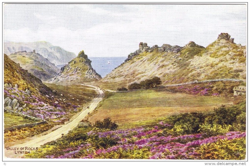 Valley Of Rocks, Lynton By A R Quinton - J Salmon 2092 Unused - Quinton, AR