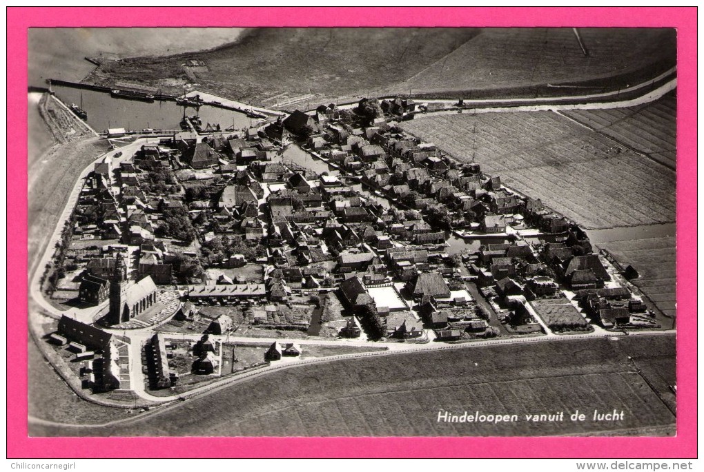 Hindeloopen Vanuit De Lucht - Vue Aérienne - KLM AEROCARTO - VAN LEER'S - Hindeloopen