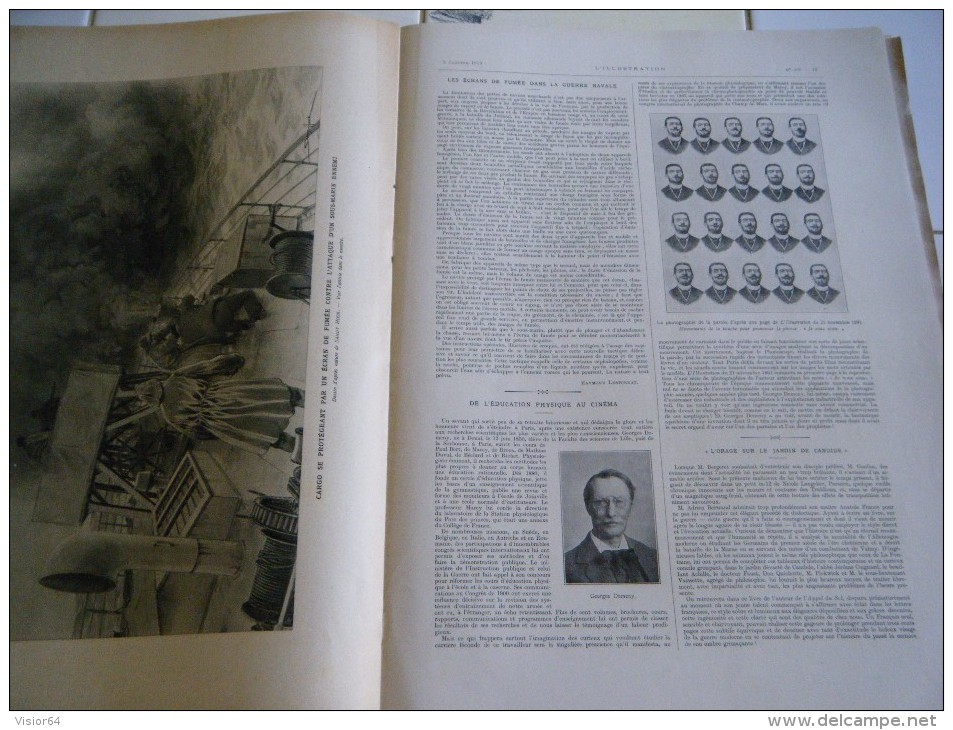 L´Illustration 5 JANVIER 1918-Destruction Coucy-Le Château-Ham-Cuts-- Brenta Piave-Joffre-Halifax-Réforme Calendriers