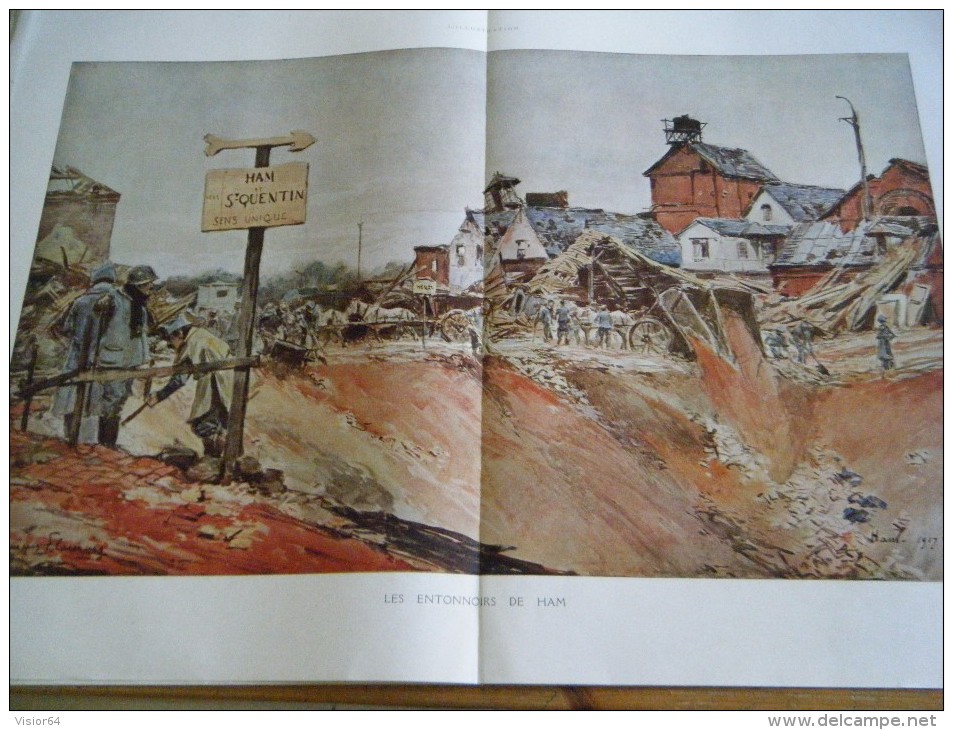 L´Illustration 5 JANVIER 1918-Destruction Coucy-Le Château-Ham-Cuts-- Brenta Piave-Joffre-Halifax-Réforme Calendriers