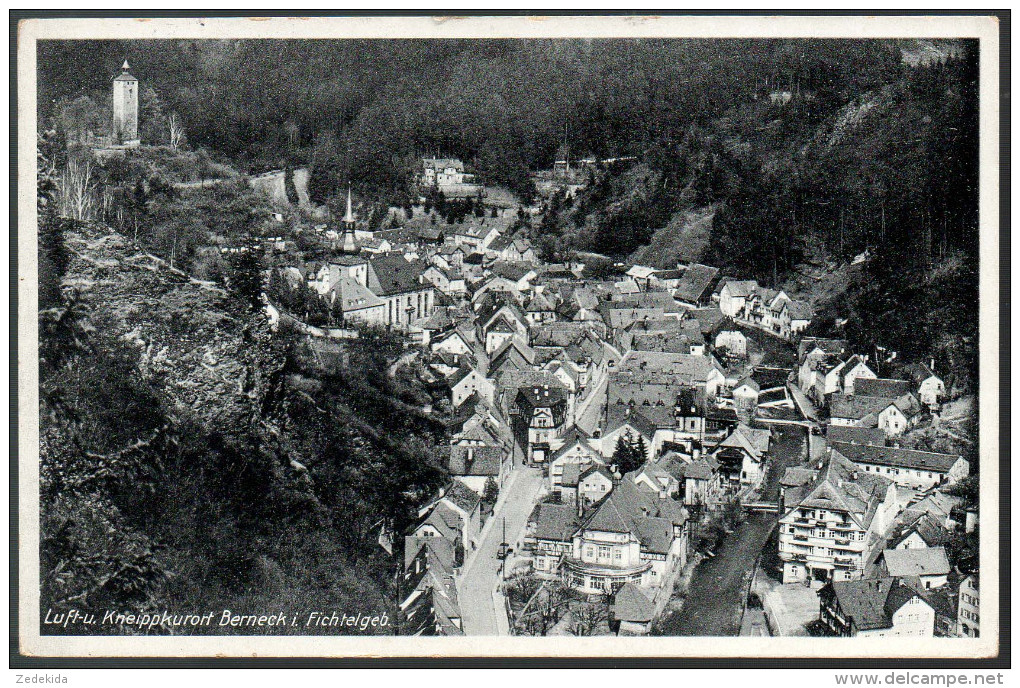 0854 - Alte Ansichtskarte - Berneck Im Fichtelgebirge Gel 1938 - Bayreuth