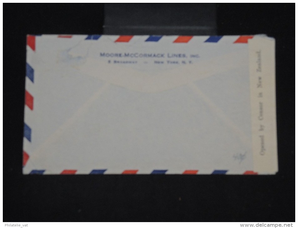 NOUVELLE ZELANDE - Enveloppe De Auckland Pour New York En 1942 Avec Censure - à Voir - Lot P10433 - Storia Postale
