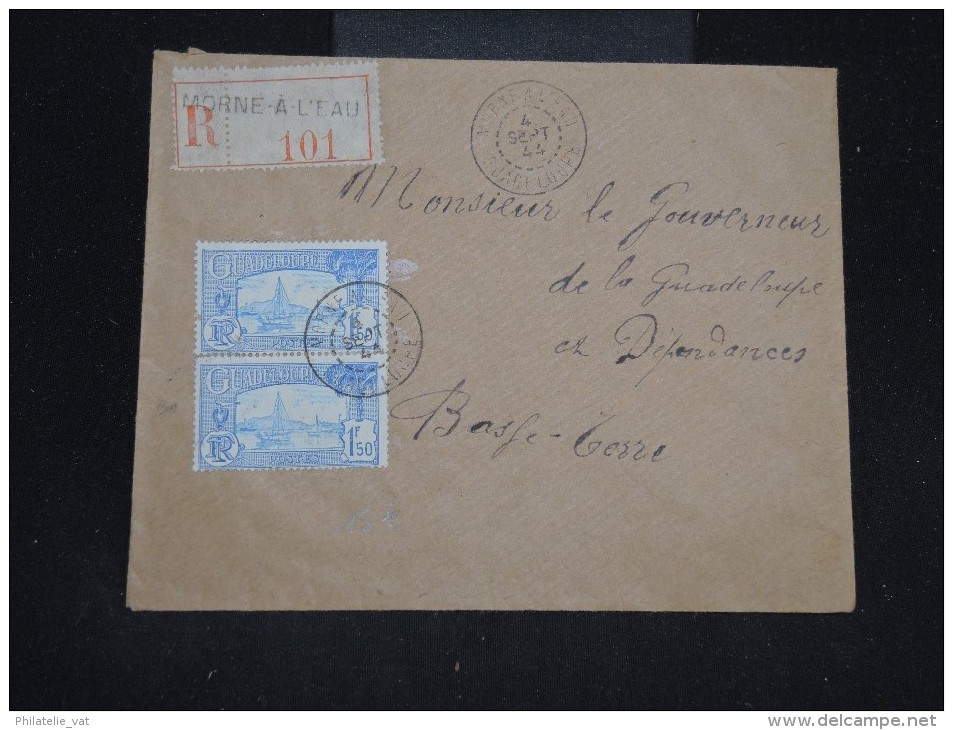 FRANCE - GUADELOUPE - Détaillons Archive Pour Le Gouverneur Période 1940 - Aff. Plaisant - à Voir - Lot P10439 - Storia Postale