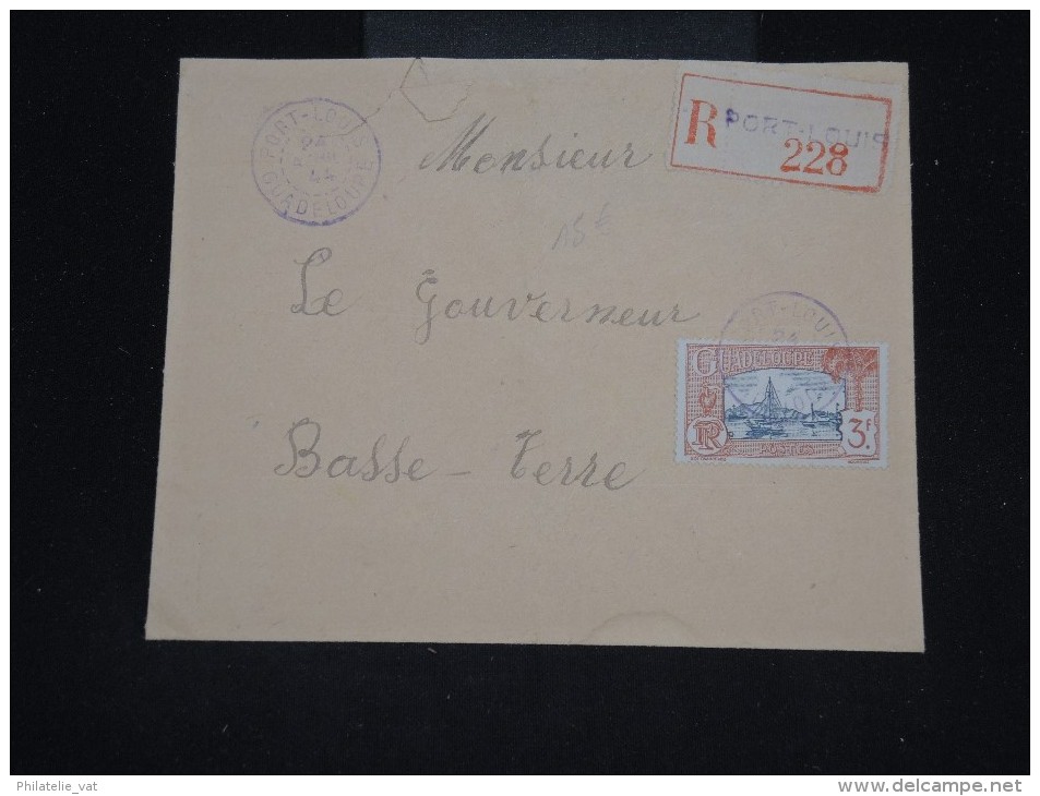 FRANCE - GUADELOUPE - Détaillons Archive Pour Le Gouverneur Période 1940 - Aff. Plaisant - à Voir - Lot P10453 - Storia Postale