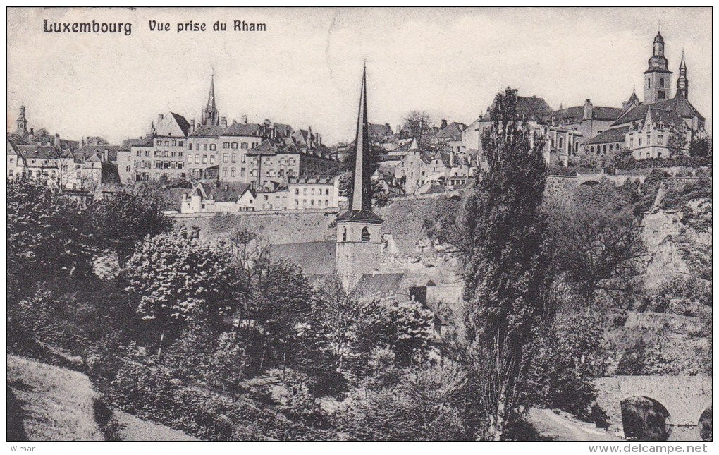 Luxembourg-Ville - Vue Prise Du Rham Vers 1910 - Luxemburg - Stad