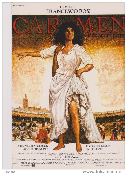 CPM Film: Carmen : De Francesco Rosi (A-C 18) - Manifesti Su Carta