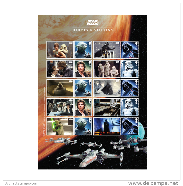 Great Britan  2015   STAR  WARS  SPECIAL   SMILERVEL          POSTFRIS/MNH - Neufs