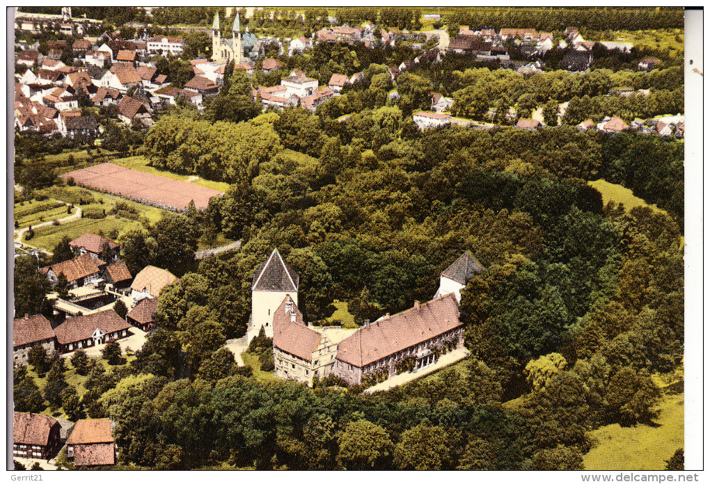 4840 RHEDA - WIEDENBRÜCK, Schloß / Umgebung, Luftaufnahme - Rheda-Wiedenbrück