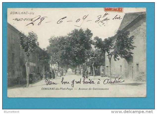 CPA Avenue De Carcassonne CONILHAC-DU-PLAT-PAYS 11 - Sonstige & Ohne Zuordnung