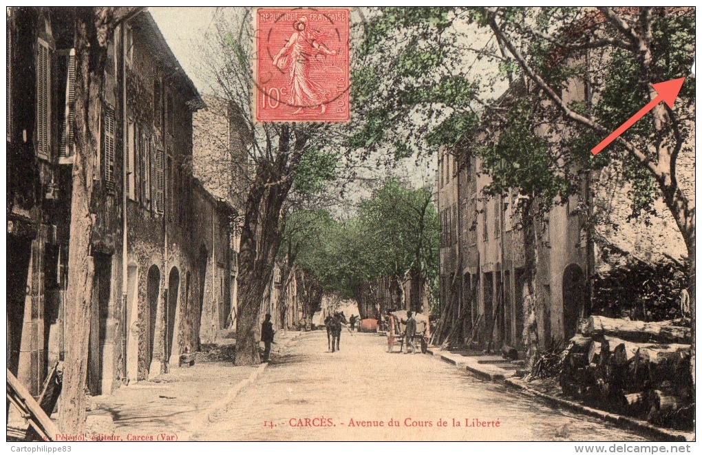 VAR 83 CARCES AVENUE DU COURS DE LA LIBERTÉ - Carces