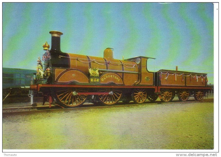 London Brighton & South Coast Railway  -  'Gladstone' 1882  -  CP - Trains