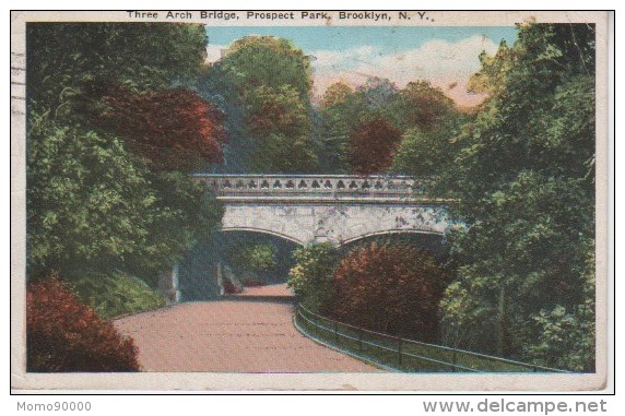 ETATS-UNIS : New York - Three Arch Bridge, Prospect Park, Brooklyn - Piazze