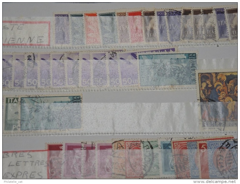 ITALIE - Petite collection à étudier - Petit prix - A voir - Lot n° 9675