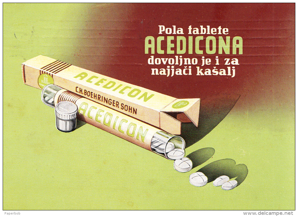 ACEDICONA,DRUG,MEDICINE-SERBIA 1930th - Pubblicitari