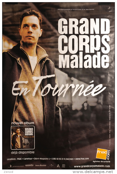 Affiche Concert GRAND CORPS MALADE - Affiches & Posters