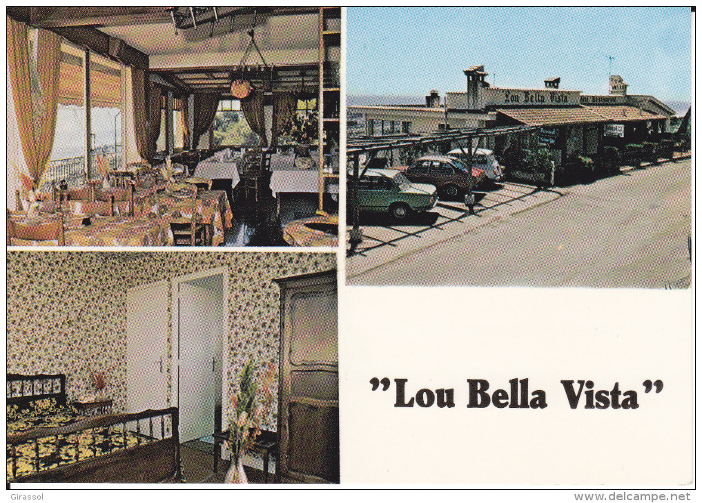 HOTEL RESTAURANT LOU BELLA VISTA SAINT LAURENT DU VAR 06 CHEMIN DE ST JEANNET MONTALEIGNE - Hoteles & Restaurantes