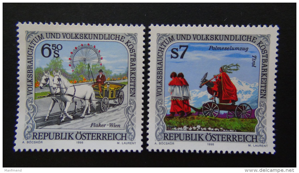 Austria - 1998 - Mi: 2248-9**MNH - Look Scan - Ungebraucht