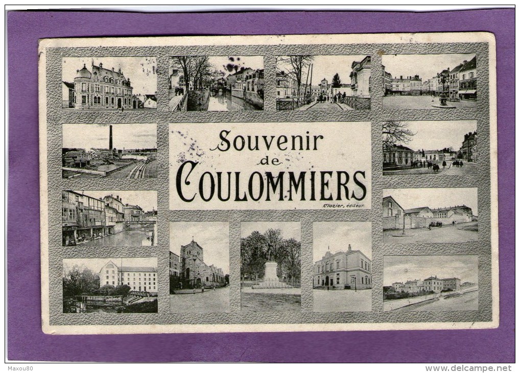 Souvenir De COULOMMIERS - 1906 - - Coulommiers