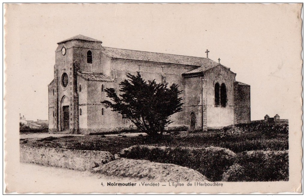 Noirmoutier L église De L Herbaudière - Noirmoutier