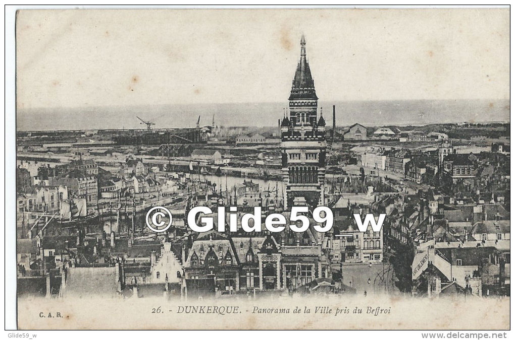 DUNKERQUE - Panorama De La Ville Pris Du Beffroi - N° 26 - Dunkerque