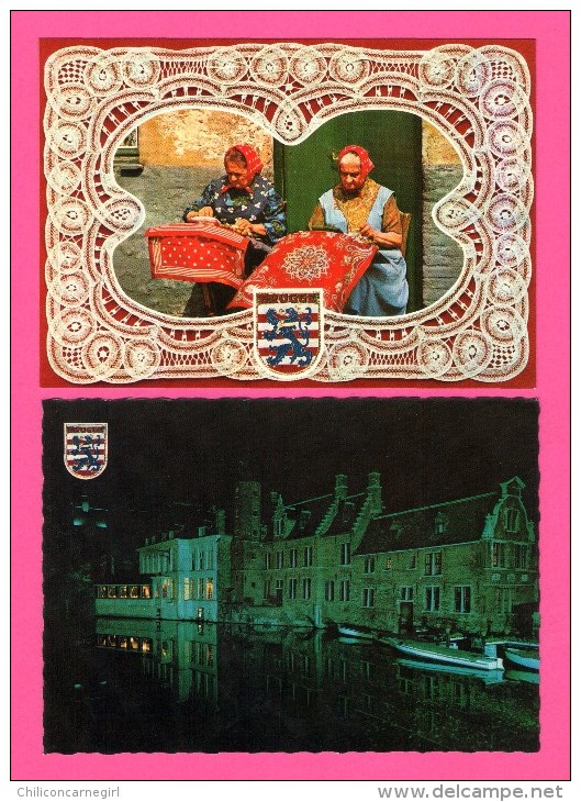 Lot De 14 Cartes De Brugge - Bonjour De Brugge - Dentellières - Basilique - Le Dijver - Hôtel De Ville - VAN MIEGHEM - 5 - 99 Cartes