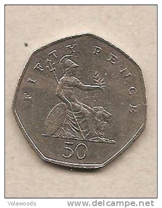 Regno Unito - Moneta Circolata Da 50 Pence - 2001 - 50 Pence