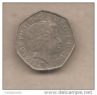 Regno Unito - Moneta Circolata Da 50 Pence - 2001 - 50 Pence