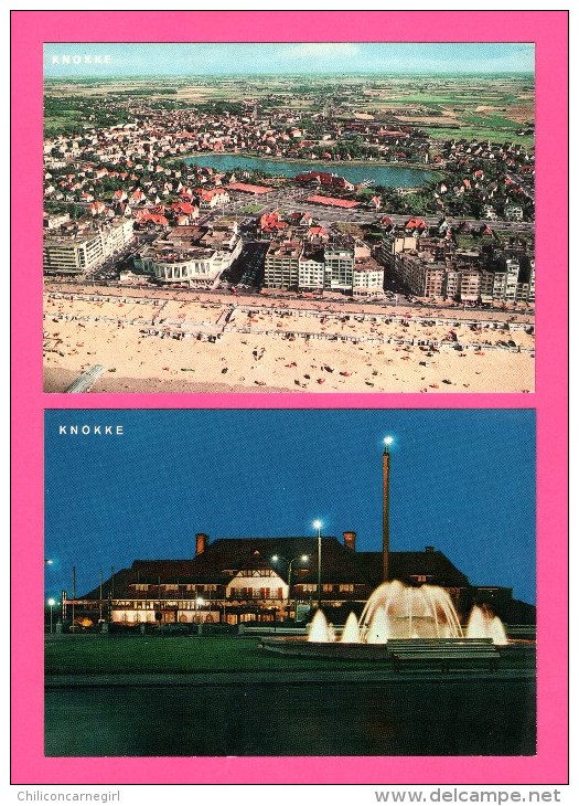 Lot De 14 Cartes De Knokke - Vue Aérienne - Plage Et Digue - Place Van Bunnen - Albert-Plage - Casino - VAN MIEGHEM - 5 - 99 Cartes