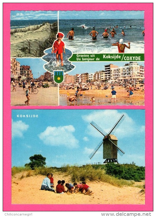 Lot De 25 Cartes De Koksijde - Vue Aérienne - Plage Et Digue - Ruines - Moulins - Casino Et Tennis - Golf - VAN MIEGHEM - 5 - 99 Postkaarten
