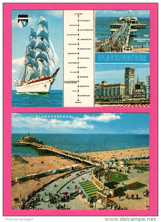 Lot De 28 Cartes De Blankenberge - Plage - Pier - Vue Aérienne - Maison De Pêcheur - Station - Port - VAN MIEGHEM - 5 - 99 Postkaarten