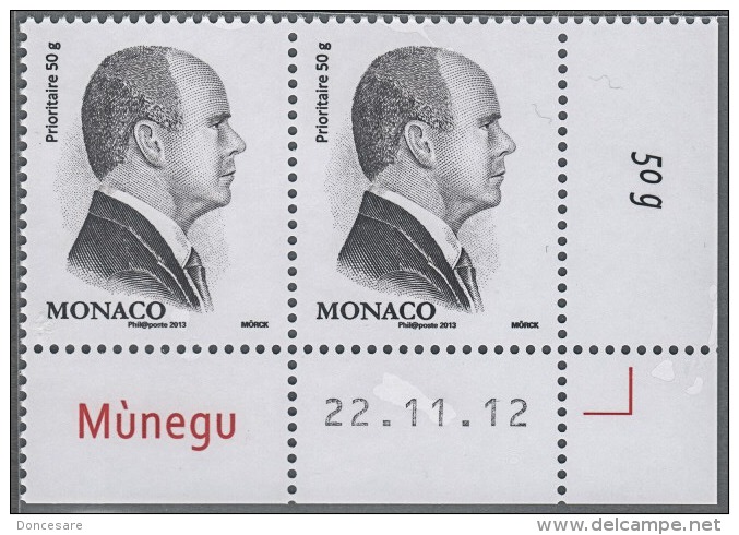 ** MONACO 2012 DUO  S.A.S. GRIS NEUFS  **A27** - Unused Stamps