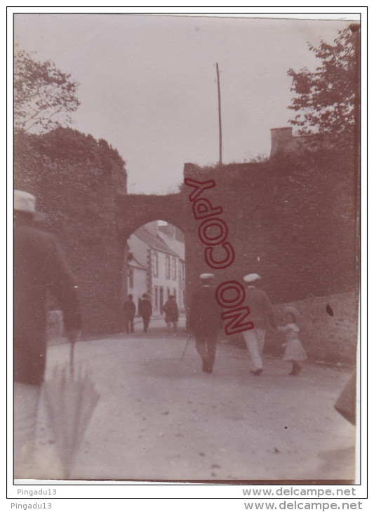 Au Plus Rapide Photo Porte Des Anglais Guérande Loire Atlantique 1902 Beau Format Animation - Lieux